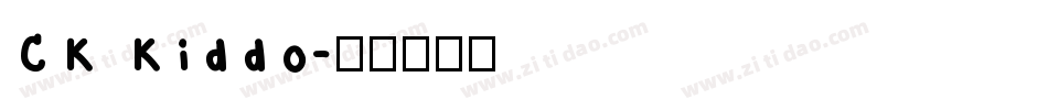 CK Kiddo字体转换